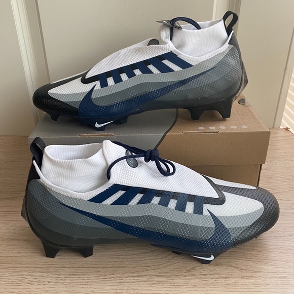 Nike Vapor Edge 360 Pro Navy/White Football Cleat Men - SZ 13